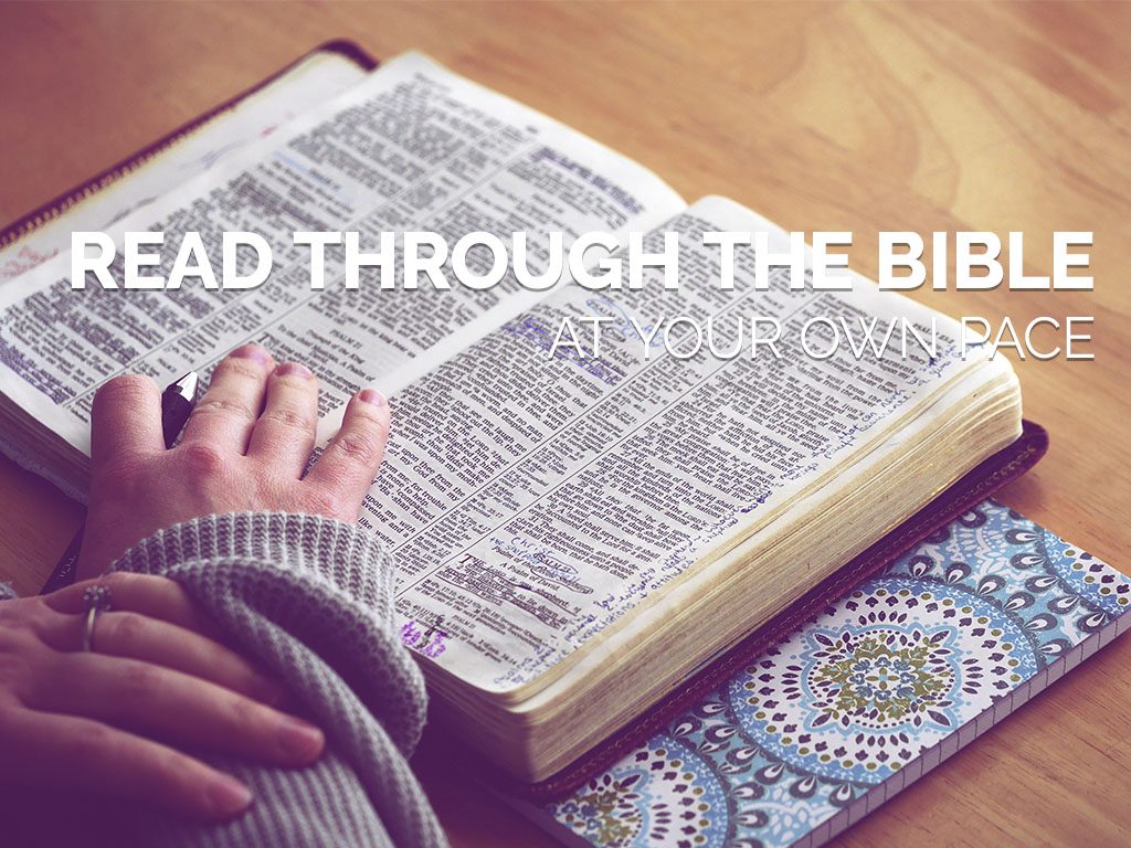 Read Through the Bible at Your Own Pace