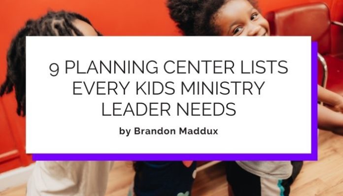 Use convenient Planning Center Lists to become a more efficient and effective manager of the kids and volunteers in your children's ministry.