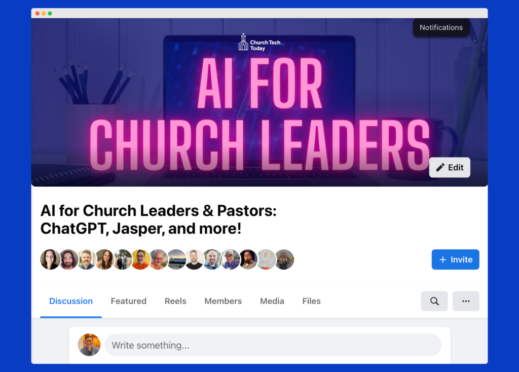 Ai for Church Ministry Group
