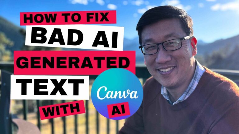 How To Fix AI-Generated Text Errors With Canva AI
