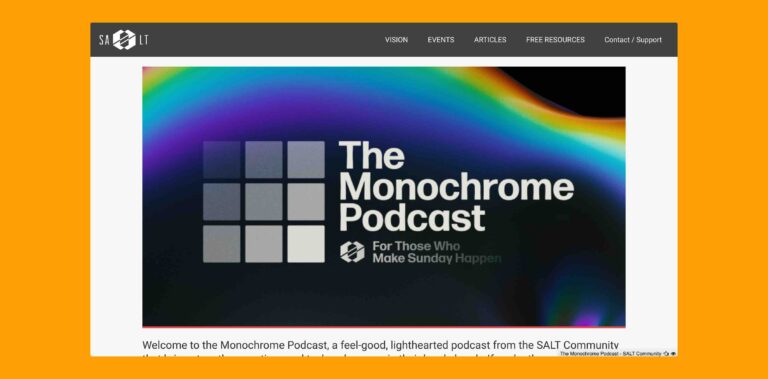Best New Podcast Of 2024: The Monochrome Podcast