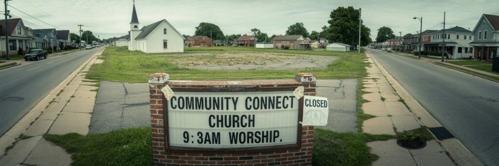The Church's Digital Relevance Crisis: Why Your Website is Your Worst Missionary 3 closed church